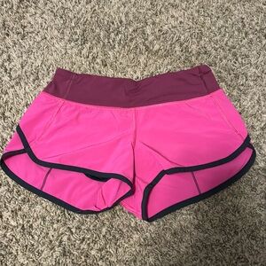 Lululemon speed up shorts size 2
